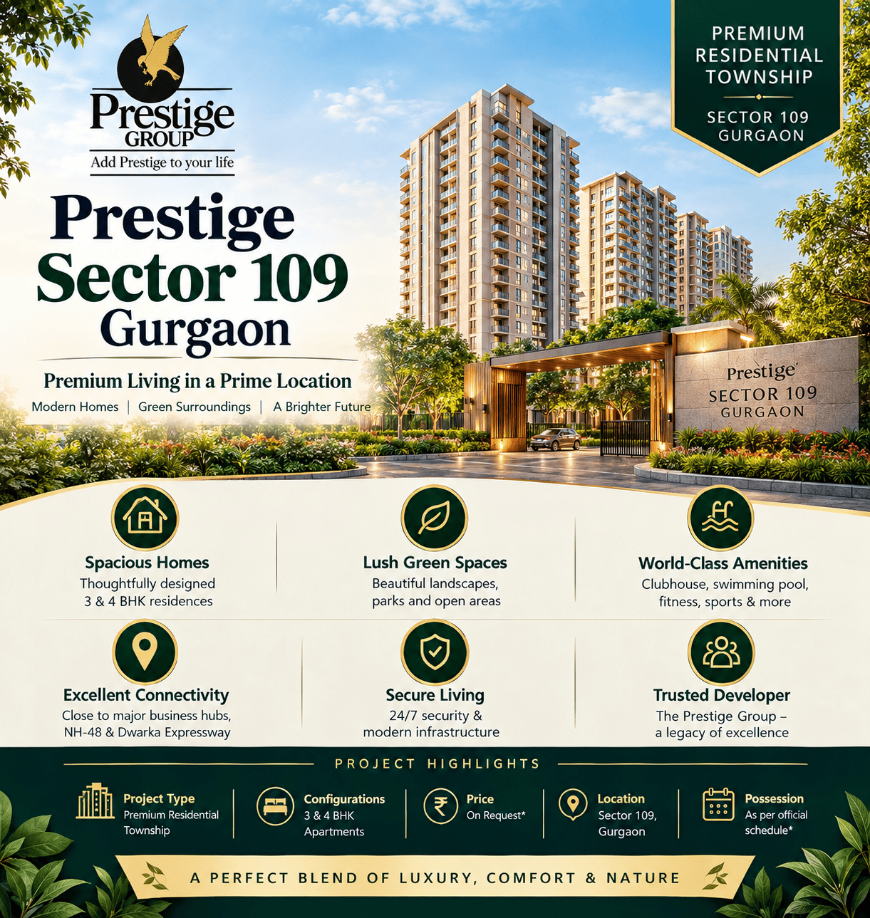 Sector 109 Gurugram surrounding location
