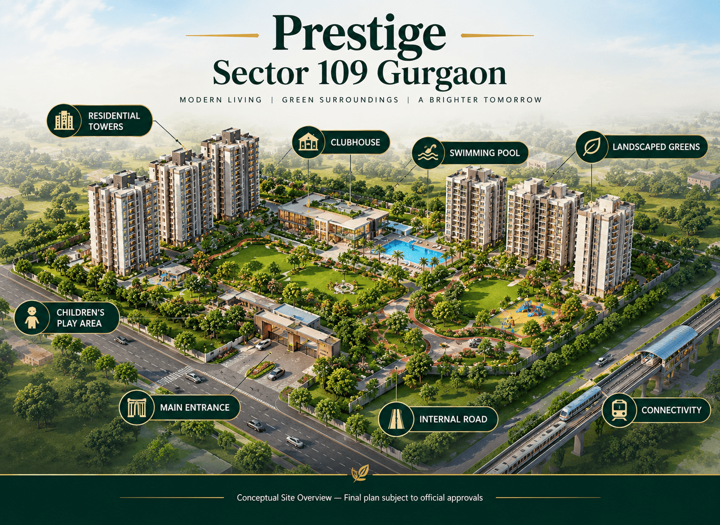 Prestige Sector 109 Gurgaon - Site Overview